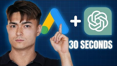 Connect Google Ads to ChatGPT in 30 Seconds for FREE