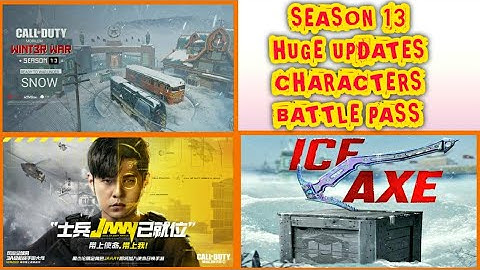 SEASON 13 HUGE Battle Pass Character Weapon Maps Leaks CODM | Cod Mobile S13 Leaks | CODM S13 Leaks