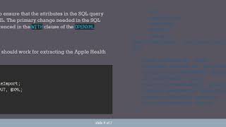 Converting Apple Health XML to SQL Server: Troubleshooting XML Parsing Errors