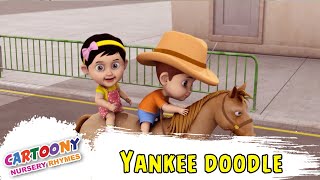 Yankee Doodle went to town | Children's Nursery Rhymes & Kids Songs | Cartoony | A-riding on a pony