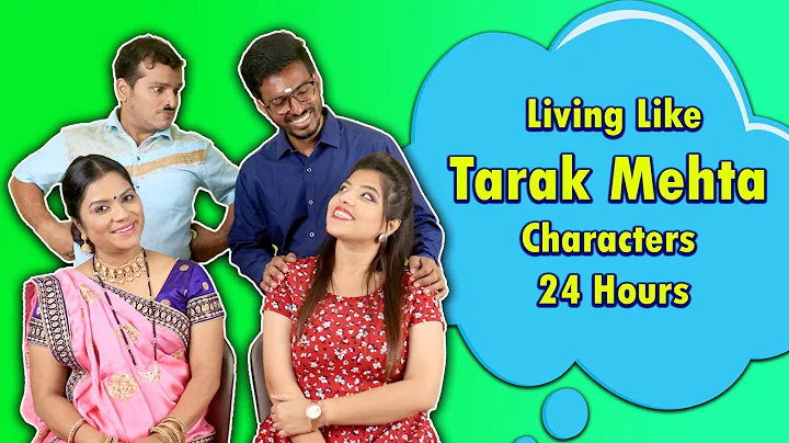 Living Like Tarak Mehta Characters For 24 Hours | ...