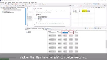 e² studio Tips - Useful Use of Memory View During Debugging