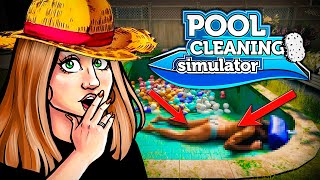 ЖЕСТЬ! Нашла СЕКРЕТНЫЙ бассейн, что там? // Pool Cleaning Simulator