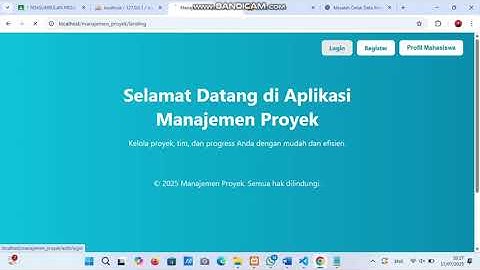 Demo Aplikasi Manajemen Proyek Berbasis Web