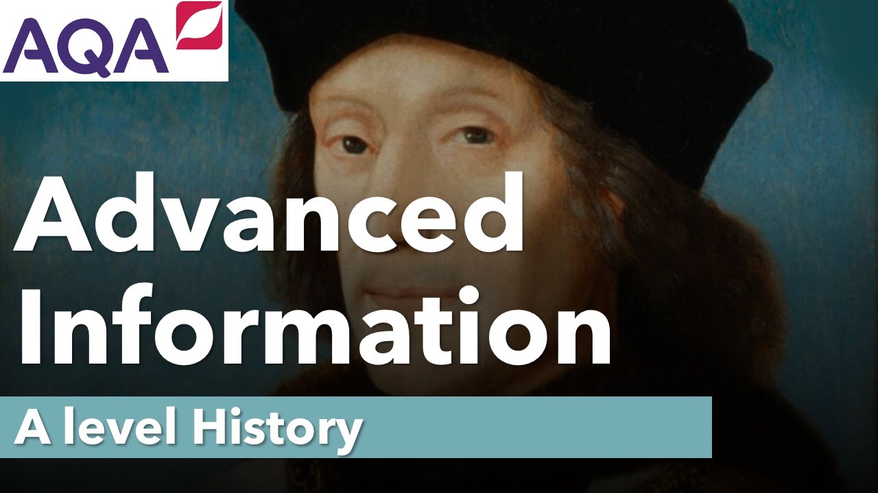 A Level History Advanced Information | The Tudors AQA - YouTube