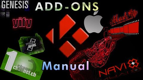 How to Manually install Addons on (KODI-XBMC) MAC