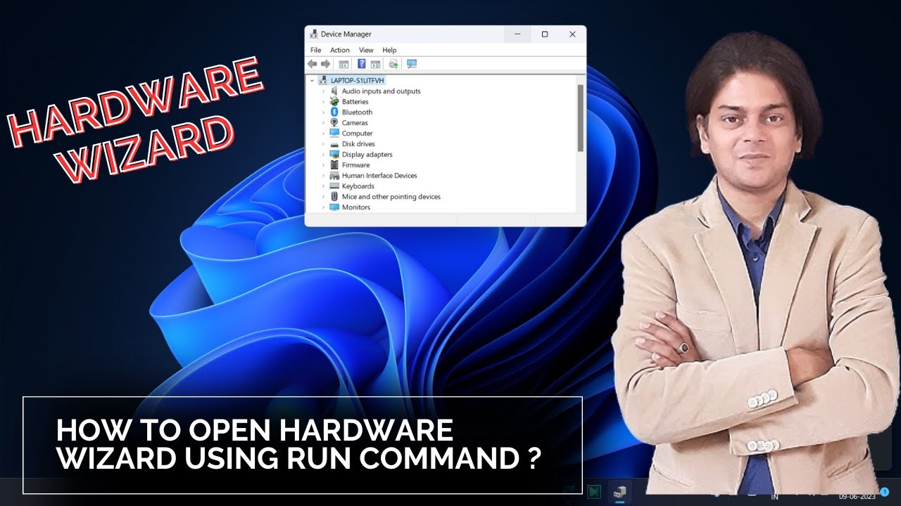 How to open hardware wizard using run command? YouTube