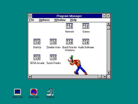 After Dark: Disney Screen Saver (Goofy) (Berkeley Systems) (Windows 3.x) [1993]