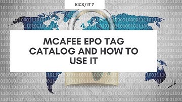 How to create a tag in McAfee ePo and what you can do with tags