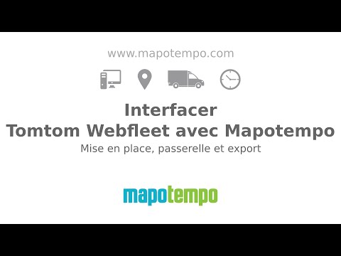 How to interface Mapotempo with Tomtom Webfleet