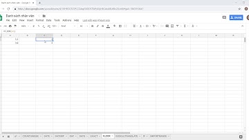 Google Sheets - Hàm FLOOR - Làm tròn xuống