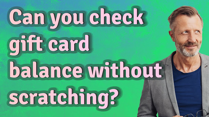 How to check walmart gift card balance without scratching