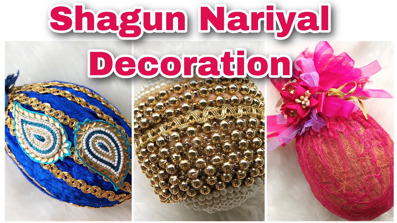 Nariyal ( Coconut ) Decoration _ Shreefal Decoration _ Payal