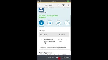 SAP Ariba - Mobile Approval of Purchase Requisition