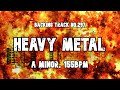 Fast heavy metal backing track in am  bt297