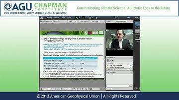 AGU Chapman Conference -- Climate Science: Stuart Capstick