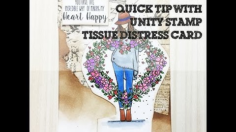 ScrappyScrappy - Tim Holtz Tissue Paper Distress Card