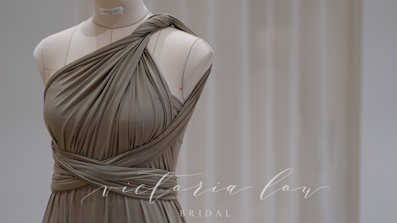 how to tie a multiway bridesmaid dress How To Wear Multiway Bridesmaid Dresses