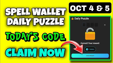 Spell Wallet Daily Puzzle Today 4 October | Spell Wallet Today Puzzle | Spell Wallet Secret Code