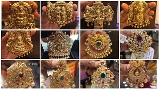 Latest Gold Traditional Temple Pendants 