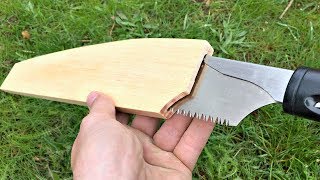 How To Make A Beautiful Wood Saw Sheath