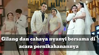 duet Gilang dan cahaya di acara pernikahannya