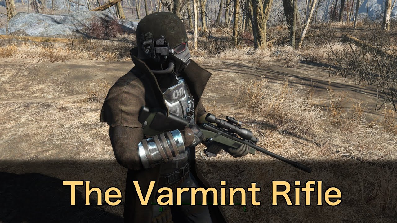 【Xbox】Fallout 4 MOD「The Varmint Rifle」試し撃ち - YouTube