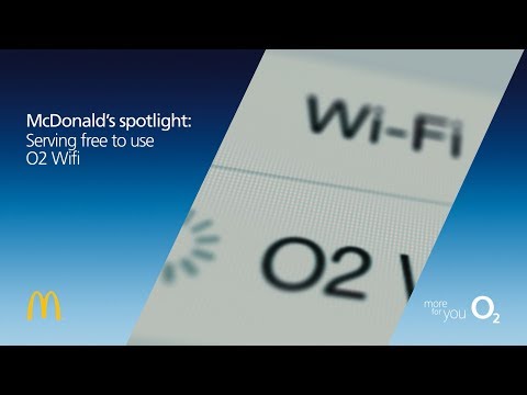 McDonald's - Serving free to use O2 Wifi