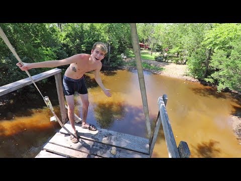 tanner foust JUMPING INTO THE WORLD'S NASTIEST POND!