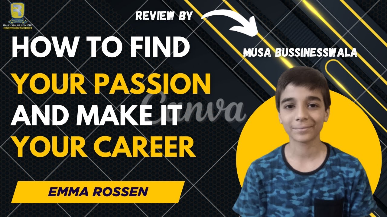 🌟 TEDx Talk #10 — How to Find Your Passion and Make it Your Job | Emma Rosen