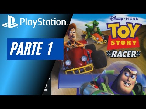 Sugestão de jogo de PS1: Toy Story Racer. Você não tem ideia de quão  divertido é correr nos lugares quando se é pequenininho. É tipo Mario Kart  mas bem mais vertical e