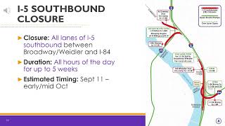 2026 I-5 Southbound Closure Presentation