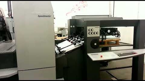 Working Video of Heidelberg SM 102-2P Offset Printing Machine