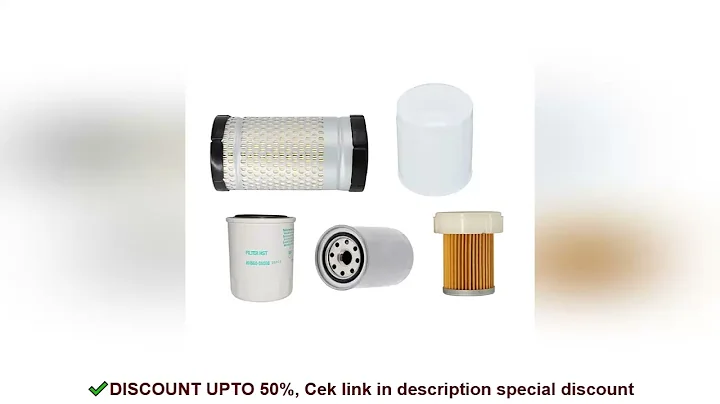 Filter Kit 77700-01820 HH150-32094 6A320-59930 6C060-99410 HH670-37710 HH660-36060 Compatible with K