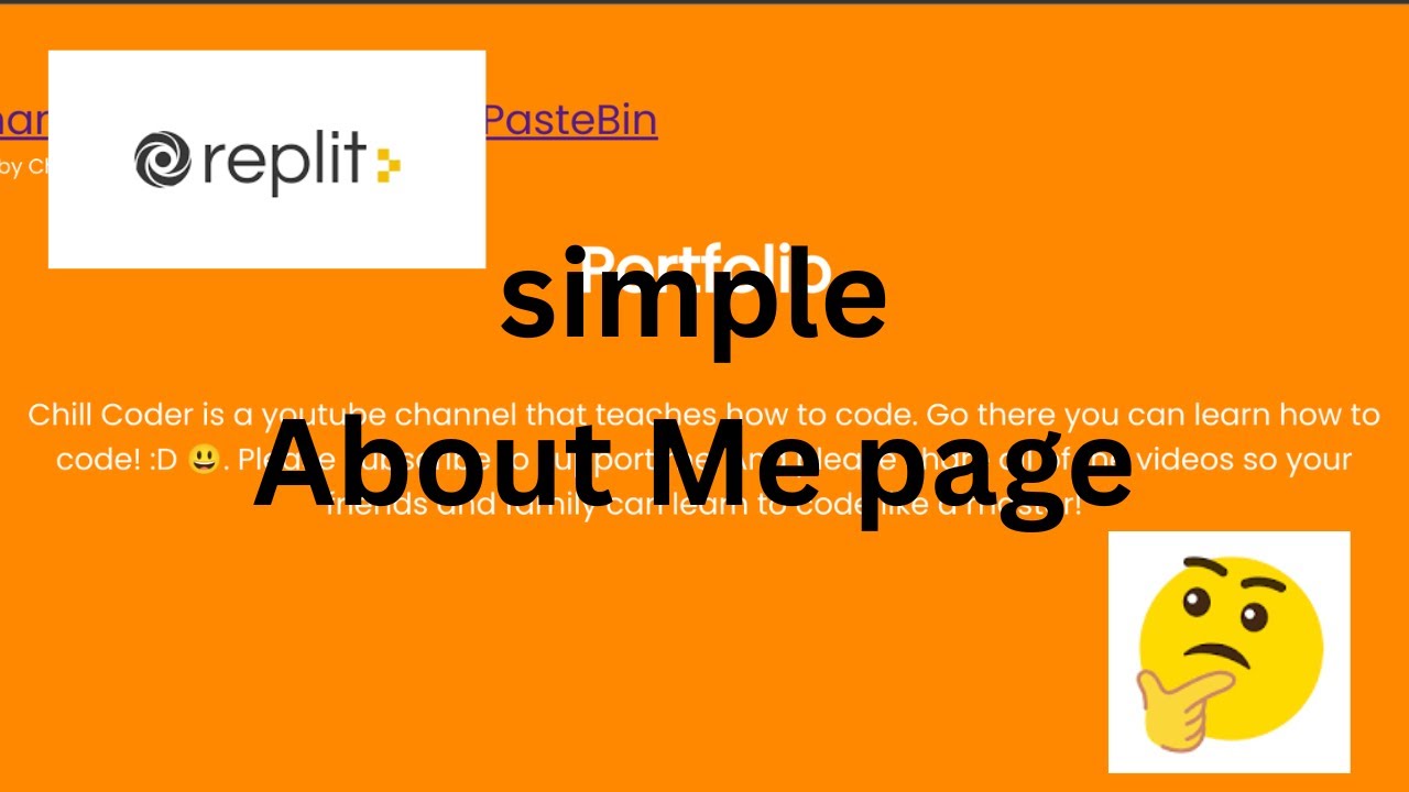How to code a About Me page! (Html and Css) - YouTube