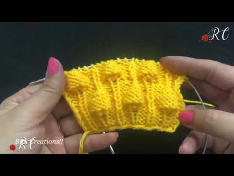 Knitting baby frocks - YouTube