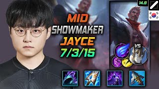 Jayce Mid Build ShowMaker Opportunity Phase Rush - LOL KR Master Patch 14.9