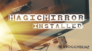 MagicMirror2 Installed on Rasberry Pi 3 !!! ✨🔍