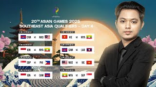 🔴 ASIAN GAME 2026 Day 4  ( Official Restream )