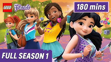 LEGO® FRIENDS COMPILATION! 💜 | Girls on a Mission: Full Season 1 | Cartoons and Songs for Kids 🎵