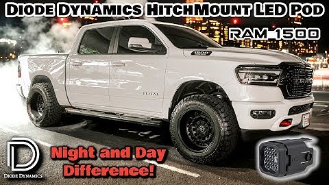 Diode Dynamics HitchMount LED POD - Install & Review - 5th Gen Ram 1500