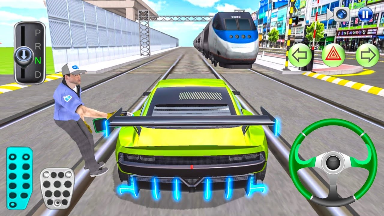 New Hyundai Green Racing Car Super Crazy driving 3D - 2025 Android iOS gameplay 3D Driving Class