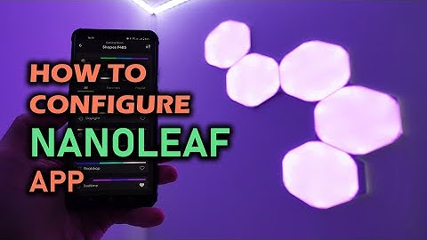NANOLEAF App Tutorial 🌟 How to Change Shape & Settings Step by Step!
