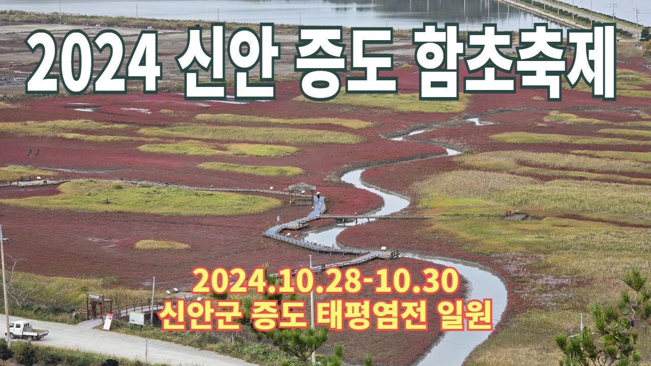 전남 신안 증도 태평염전 2024 섬 함초축제 - YouTube