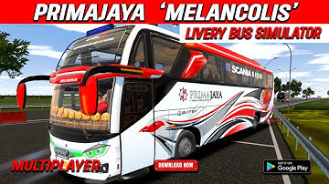 BUS SIMULATOR X MULTIPLAYER - Livery Bus PRIMAJAYA  