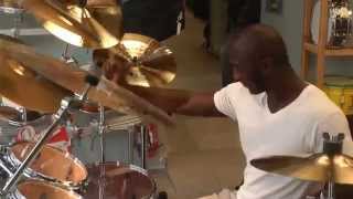 Cedric Burnside on drums, Old Jaffa, May 11, Israel