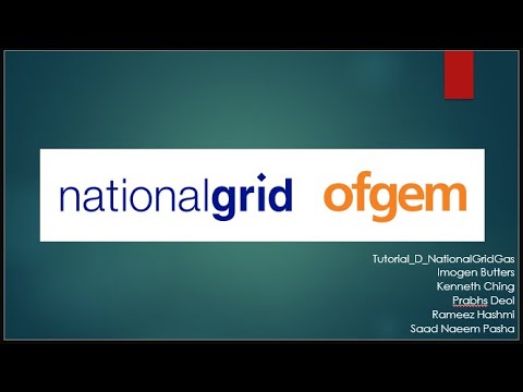 Tutorial D National Grid Gas