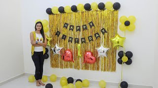 Party Decorations At Home | Under Budget ❤️ Birthday, Anniversary, Baby Shower, Engagement Etc.