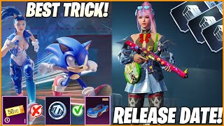 🎯 SONIC LUCKY SPIN + LUCKY COINS TRICK WORKING? 🔥 || BGMI 1st CLASSIC CRATE RELEASE DATE 📦