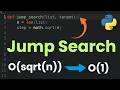 Jump Search Algorithm | Time & Space Complexity Explained
